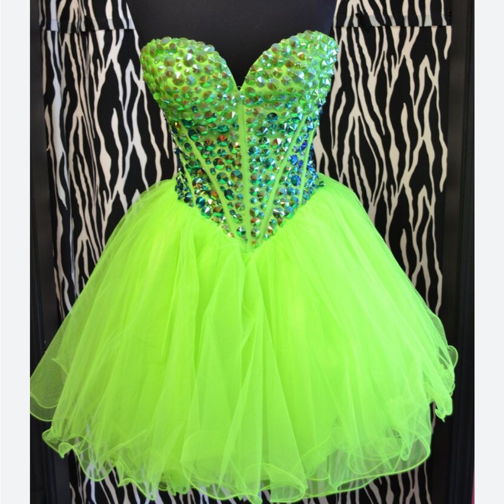 Sherri Hill Green Dress